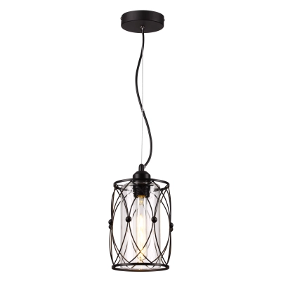 Gary - lampa wisząca 1pł czarna 337701-02 REALITY